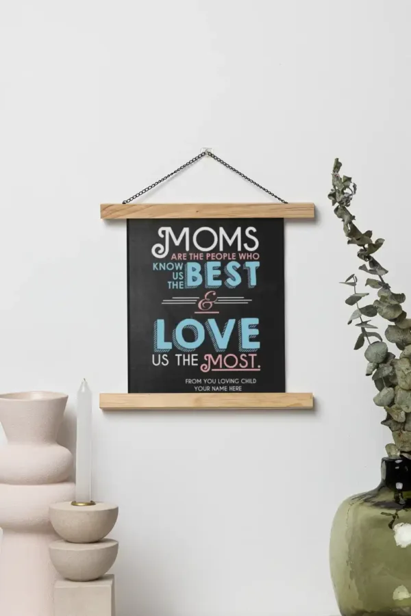 Personalized Scroll for Mom