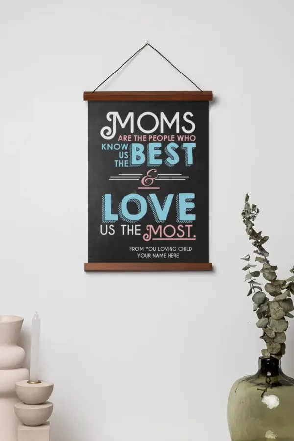 Personalized Scroll for Mom