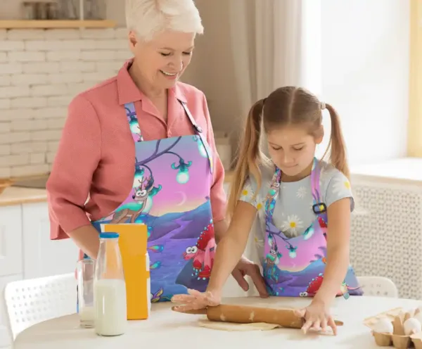Red Turtle Kid Apron