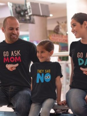 Go Ask Matching Family T-shirts