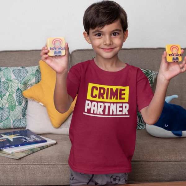 Crime Partner Printed Boys T-Shirt