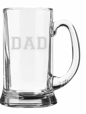 Engraved DAD Beer Mug