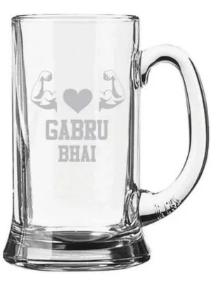 gabru bhai beer mug