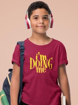 I'm Doing Me Printed Boys T-Shirt