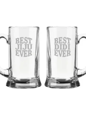 Best Didi Jiju Ever Engraved Beer Mug
