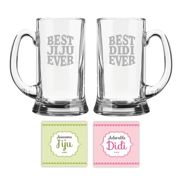 Best Didi Jiju Ever Engraved Beer Mug