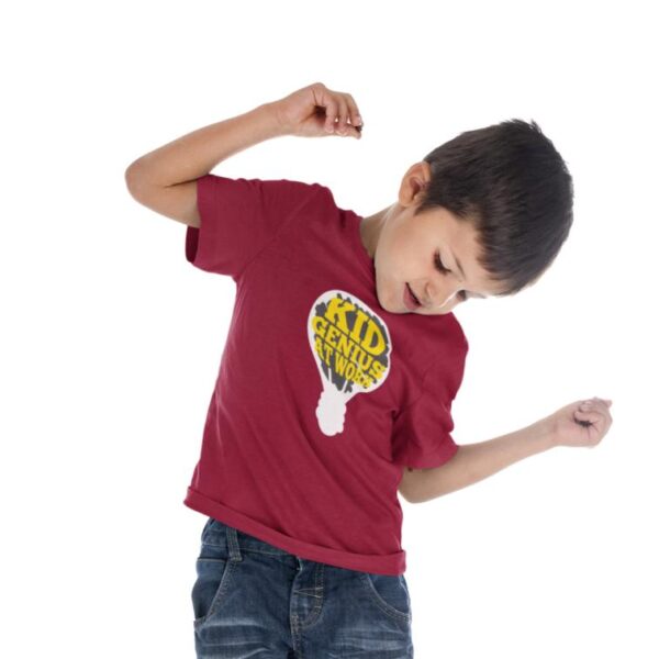 Genius Kid at Work Printed T-Shirt