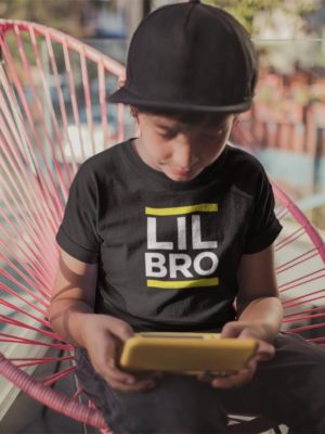 Lil Bro Printed Boys T-Shirt