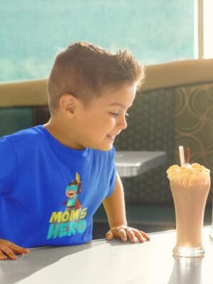 Mom's Hero Boy's Printed T-shirt