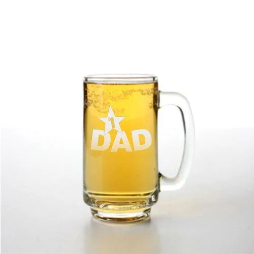 No.1 Dad Playboy   Engraved Beer Mug