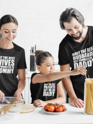 Only  The Best Printed Family T-Shirt