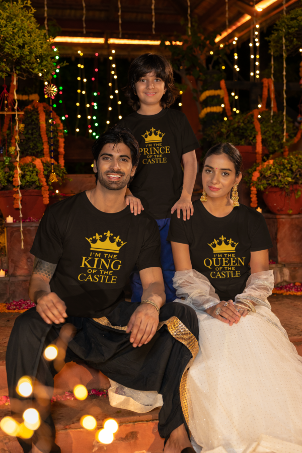 Castle King, Queen, Prince, Princess Matching Family T-shirts