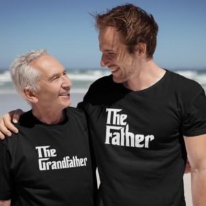 The Grandfather Father and Son Family Tshirts