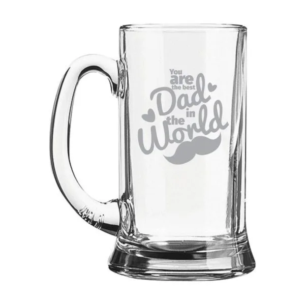 You are The Best Dad in The World Beer Mug