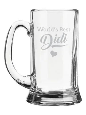 World's Best Didi Engraved Beer Mug