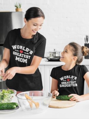 World's Greatest Mom & Daughter Matching Family T-shirts