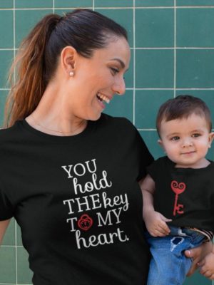 You Hold The Key to My Heart Matching Family T-shirts