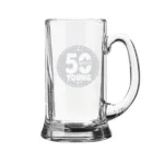 50 Years Young Engraved Beer Mug