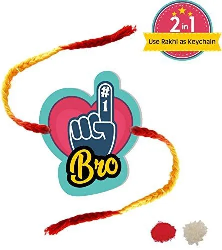 No.1 Bro Kids Rakhi For Brothers