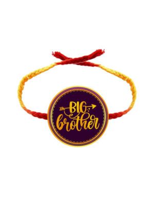 TheYaYaCafe Printed Acrylic Rakhi for Brother |Raskhabandhan