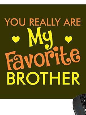 YaYa cafe Birthday Rakhi Gift for Brother Mousepad Favorite Brother Birthday Rakhi