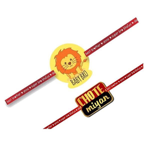 TheYaYaCafe Printed Acrylic Rakhi for Brother, Kids & Adult |Raskhabandhan