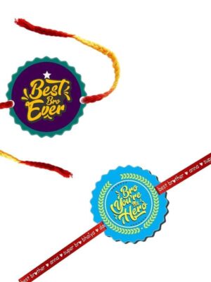 TheYaYaCafe Printed Acrylic Rakhi for Brother, Kids & Adult |Raskhabandhan