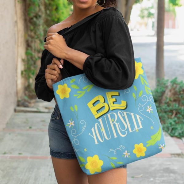 be yourself tote bag