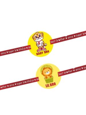 TheYaYaCafe Printed Acrylic Rakhi for Brother, Kids & Adult |Raskhabandhan
