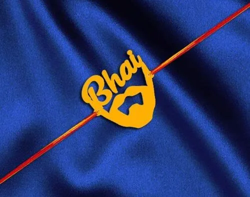 YaYa Cafe Rakhi Sweets Gift Combo for Brother Swag Wala Bhai Printed Rakhi, Kaju Katli - 500 gm, Gift Combo of 2 Raksha Bandhan