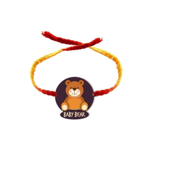 Pyara Bhai , Pyari Bhabhi & Baby Bear Family Rakhi With Almond (150gm) Combo Pack of 3