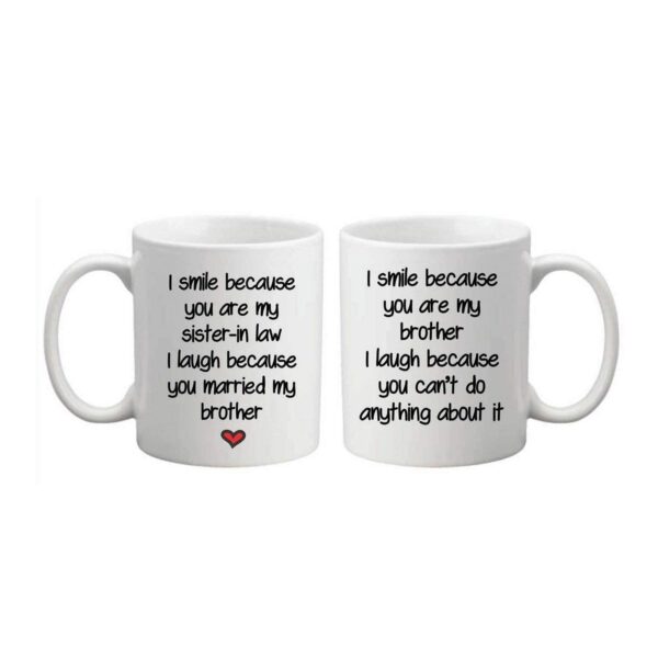 Yaya Cafe™ Birthday Dry Fruits Gift Combo for Brother Bhabhi, Funny Teasing I Smile I Laugh with Set of 6 - Mug, Coaster,