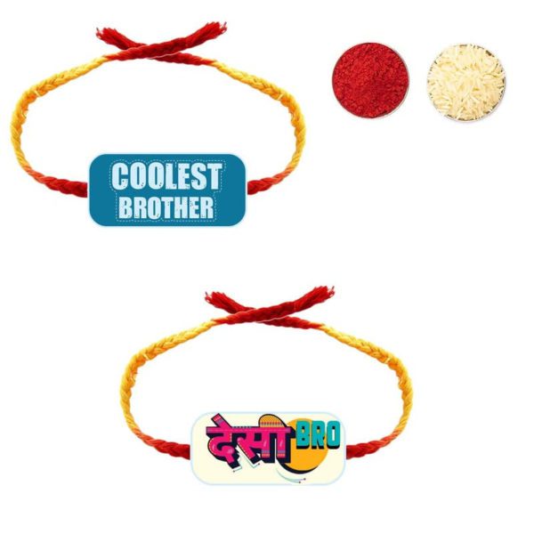 TheYaYaCafe Printed Acrylic Rakhi for Brother, Kids & Adult |Raskhabandhan