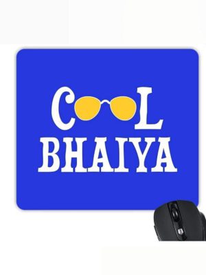 YaYa Cafe Rakhi Birthday Gift for Brother, Cool Bhaiya Printed Mouse Pad