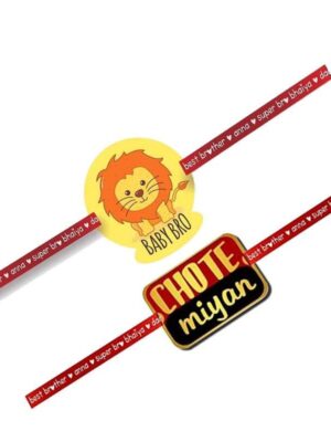 TheYaYaCafe Printed Acrylic Rakhi for Brother, Kids & Adult |Raskhabandhan