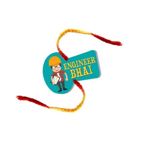 Yaya Cafe Rakhi Sweets Gift Combo for Brother Engineer Bhai Printed Rakhi, Gulab Jamun- 1 Kg Raksha Bandhan