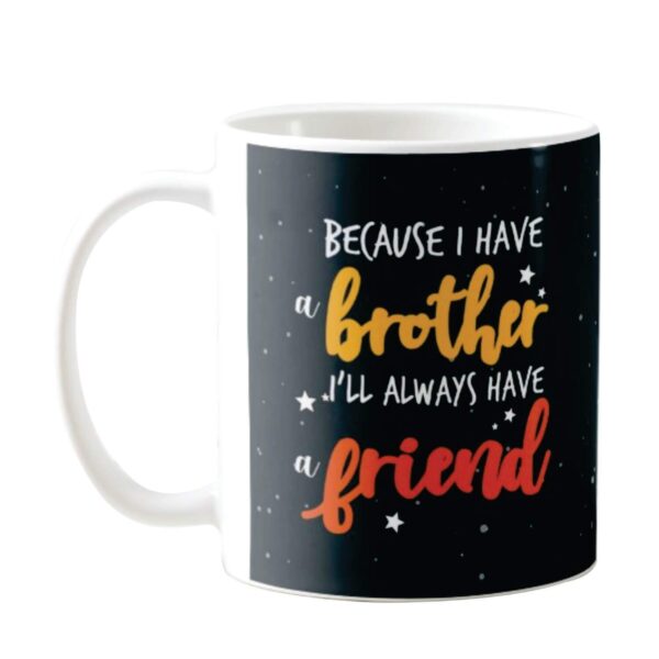 Yaya Cafe� Rakhi Sweets Gift Combo for Brother, Always Brother Friend Mug, Badam Patisa, Coaster Gift Combo of 3 Birthday