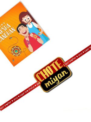 Chote Miyan  Kids Rakhi for Little Brother