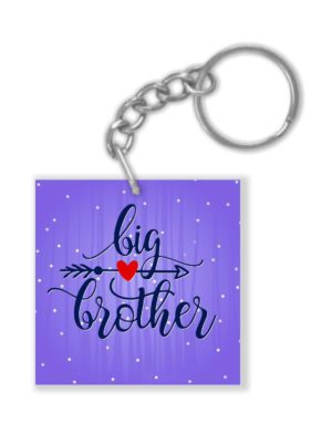 Yaya Cafe Birthday Rakhi Gifts for Big Brother Keychain Keyring