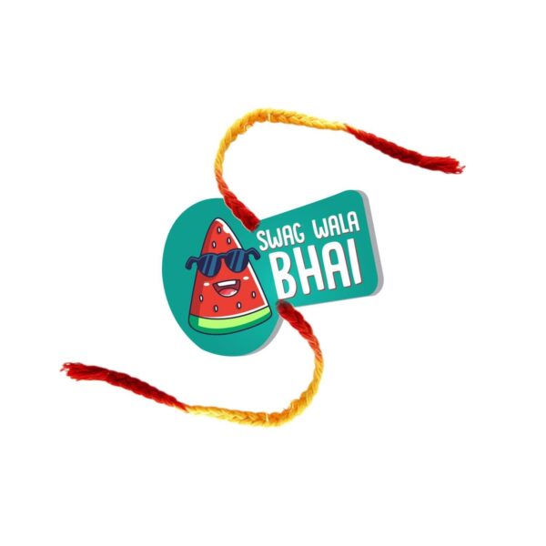 YaYa Cafe™ Rakhi Chocolates Gift Combo for Brother, Swag Wala Bhai Rakhi with 5 Pcs Dairy Milk Chocolate Gift Combo Birthday