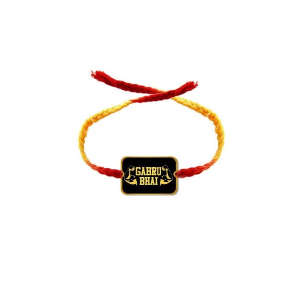 TheYaYaCafe Family Rakhi for Brother Combo Set of 3 Printed Gabru Veera Bhai Rakhi Raksha Bandhan