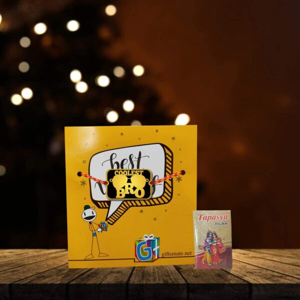 Pyara Bhai , Pyari Bhabhi , Coolest Bro & Baby Bear Family Rakhi Combo Pack of 4