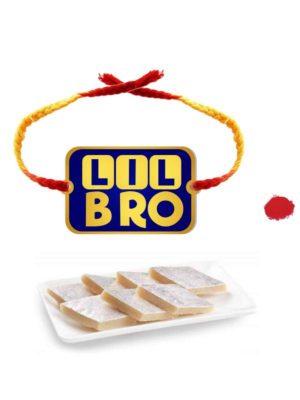 Lil Bro Kids Rakhi Gift with Kaju Katli  Combo of 2