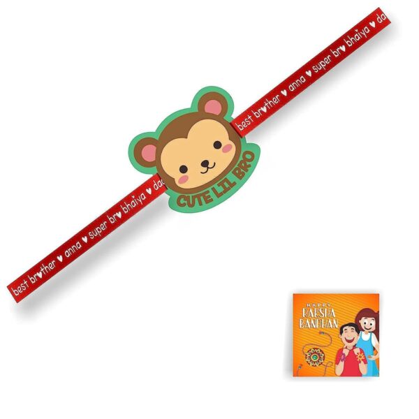 TheYaYaCafe Rakhi Gifts Combo for Brother Cadbury Oreo Dipped Chocolate Cookie (50 g) with Baby Boy Kid Rakhi