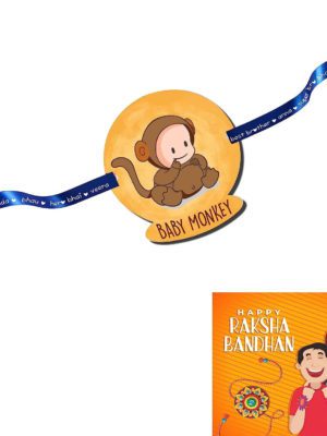 Baby Monkey  Kids Rakhi for Little Brother