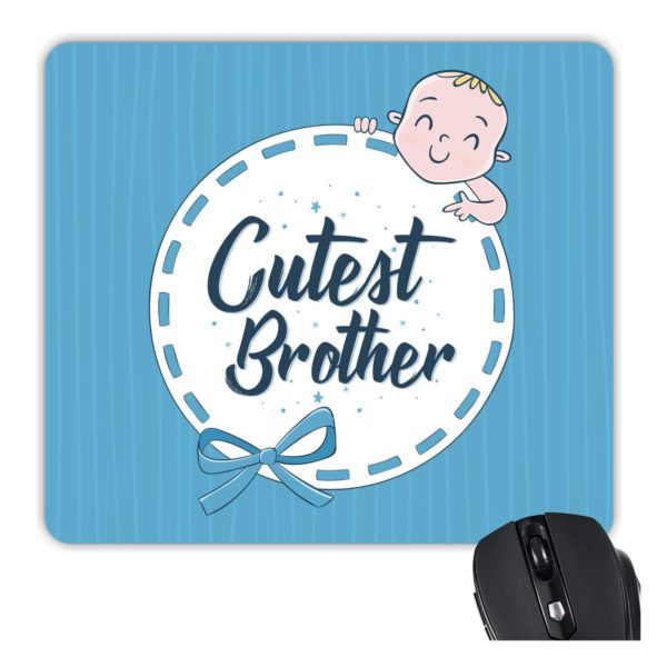 Cutest Brother Mouse Pad