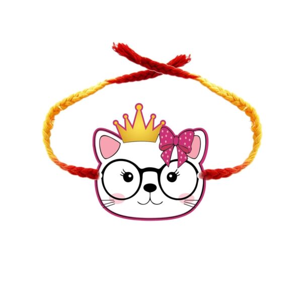 YaYa Cafe Rakhi Gifts Combo for Brother Cadbury Celebrations Assorted Chocolate Gift Pack with Kitty Printed Rakhi - 64.2g