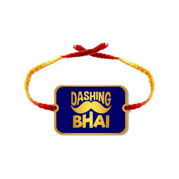Yaya Cafe Rakhi Sweets Gift Combo for Brother Dashing Bhai Printed Rakhi, Anjeer Barfi- 1 Kg Raksha Bandhan