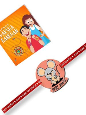 Baby Mouse Kids Rakhi For Little Brothers