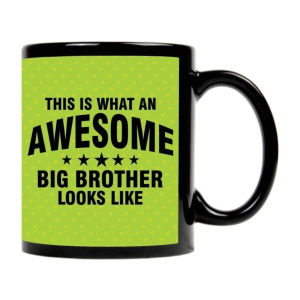 YaYa cafe� Birthday Chocolates Gift Combo for Brother, Awesome Big Brother Mug, Coaster, 5 Star Chocolates 6 pcs, Gift Combo
